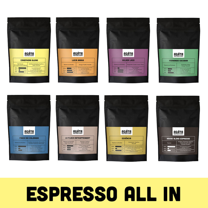 Probierpaket Espresso All-In 8x250g